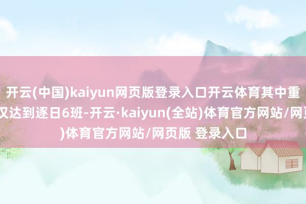 开云(中国)kaiyun网页版登录入口开云体育其中重庆⇋深圳/武汉达到逐日6班-开云·kaiyun(全站)体育官方网站/网页版 登录入口